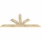 Ekena Millwork Richland Rough Sawn Timber Gable Bracket, Douglas Fir, 84"W x 38"H x 2"D x 6"F, 11/12 Pitch GBW084X38X0206RIC00RDF - alternate 4